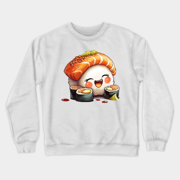 kawaii sushi Crewneck Sweatshirt by Ninja banana